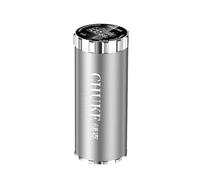 Uqezagpa Carcasa de aluminio compatible con tecnología de carga rápida de 22,5 W, pantalla digital inteligente, salida de múltiples puertos, carcasa de aleación de aluminio