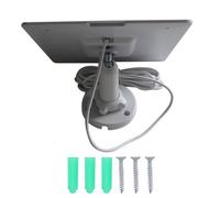 Uqezagpa Cargadores de panel solar de alta eficiencia de 5 W y 5 V para cámaras con adaptadores DC3.5, soporte de montaje ajustable resistente a la intemperie