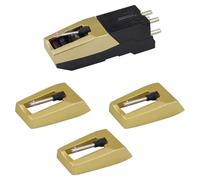 Uqezagpa Cartucho giratorio Neddle para tocadiscos adecuado para una escucha rica para mejorar la aguja de fonógrafo de sonido superior