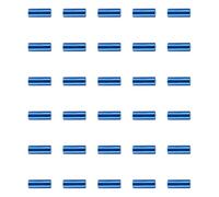 Uqezagpa Casquillos de cable de freno de ciclo mecanizados de precisión, casquillos de mezcla de aluminio, para un cambio suave y una desaceleración consistente, cabezales de extremo de cable de ciclo