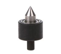 Uqezagpa Centro giratorio para cabezales centrales vivos, vástago de 6 mm para torno