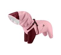 Uqezagpa Chubasquero con capucha desmontable ajustable para perros pequeños a grandes, para actividades al aire libre, capucha ajustable
