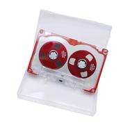 Uqezagpa Cinta de sonido vacía de 50 minutos de carrete a carrete, marco de doble cara, cinta de música vacía para canciones