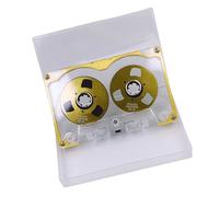 Uqezagpa Cinta de sonido vacía de 50 minutos de carrete a carrete, marco de doble cara, cinta de música vacía para canciones