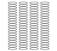 Uqezagpa Coleteros de poliéster grandes y suaves para el pelo, banda para el pelo, cómoda cola de caballo para mujer