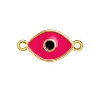 Uqezagpa Colgante de moda con diseño de ojo malvado con circonita brillante, accesorios para hacer joyas, colgante con forma de mal de ojo, One Size, como se describe, como se describe