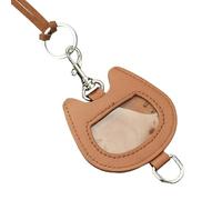 Uqezagpa Collar con diseño de corazón y cabeza de gato con cadena ajustable, accesorio para mujeres de moda que buscan un estilo único, Length 108cm, Cuero