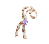 Uqezagpa Collar de bufanda floral con cuentas para mujer, elegante accesorio de joyería para regalar collar de bufanda con cuentas, One Size, como se describe, como se describe