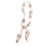 Uqezagpa Collar de bufanda floral con cuentas para mujer, elegante accesorio de joyería para regalar collar de bufanda con cuentas, One Size, como se describe, como se describe