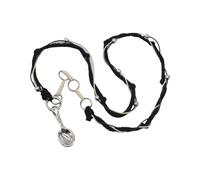 Uqezagpa Collar de cuerda trenzada hecho a mano con intrincado colgante de cuchara, cadena de clavícula única para uso diario e informal, collar hecho a mano, talla única, como se describe, como se