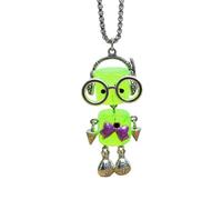 Uqezagpa Collar de robot mecánico vintage con tornillo mecánico creativo, cadenas para el cuello para hombre, mochila, bolsos, cartera, SizeApprox.2.5x6cm/0.98x2.36inches, Cadena de acero inoxidable