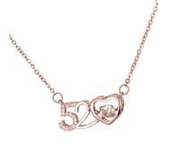 Uqezagpa Collar simple con colgante de corazón hueco, joyería de cuello de corazón, textura plateada para pareja joven o cercana, Length 455cm, Plata, No es una piedra preciosa