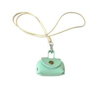 Uqezagpa Colorido collar de piel sintética con colgante para mujer, inspirado en primavera, correa larga para el cuello con dopamina, 5.5*3.6cm, Cuero, No es una piedra preciosa