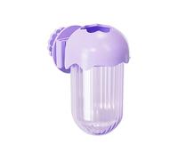 Uqezagpa Comedero higiénico colgante para pájaros con soporte desmontable para agua y verduras que evita el deterioro, diseño de jaula de ABS, proveedor de aves de lago