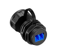 Uqezagpa Conector acoplador de fibra IP68 para entornos industriales duros y centros de datos, acoplador visual de fibra impermeable