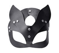 Uqezagpa Contemporáneo Catwomen Roleplay - Accesorio para disfraz de piel sintética suave, accesorio de construcción ajustable para adultos y mujeres, equipo de juego de rol, mascaradas, Negro, S