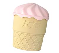 Uqezagpa Contenedor de helado de silicona de grado alimenticio, cubo de hielo de doble capa con tapa, molde de postre congelado, apto para lavavajillas, para cocina, almacenamiento de crema