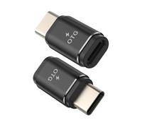 Uqezagpa Convertidores de 8 pines a USB C, conecta y reproduce datos de sincronización de carga rápida, compatible con micrófonos, transmisión en vivo a adaptador USB C