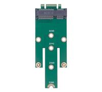 Uqezagpa Convertidores MSATA M.2 SSD macho a adaptador de tarjeta a macho para agujeros de montaje SSD 2230 2280