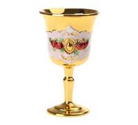 Uqezagpa Copas de vino europeas retro para bebidas, copas de champán, copas de cóctel de metal, para decoración del hogar, copas de champán