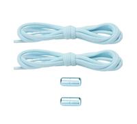 Uqezagpa Cordones elásticos creativos con metal para poner y quitar fácilmente, adecuados para estudiantes y oficinas, verde fluorescente, 105cm