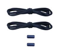 Uqezagpa Cordones elásticos creativos con metal para poner y quitar fácilmente, adecuados para estudiantes y oficinas, Color siete, 105cm