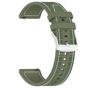 Uqezagpa Correa de reloj de silicona cómoda de 22 mm, fácil de limpiar, correa deportiva, adecuada para todos los géneros de relojes inteligentes, 22mm, Silicona