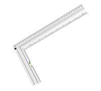 Uqezagpa Cuadrado de carpintero de metal de 305 mm con escala de medición y niveles de burbuja para una construcción precisa de metal