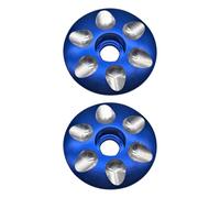 Uqezagpa Cubierta de auriculares de bicicleta de alta durabilidad, tapa de perno mecanizado, caja de dirección para bicicleta, resistente a la bicicleta