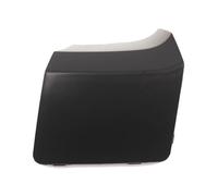 Uqezagpa Cubierta de gancho de remolque automotriz para el lado derecho del parachoques sin pintar, incluye sello compatible con vehículos 2011-2014 57731FG330 cubierta de gancho de remolque sin