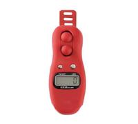Uqezagpa Cuentas de oración giratorias electrónicas, contador digital Tasbih Tally Contador de clicker de dedo reajustable Tasbeeh LED electrónico digital Tasbih Tally Clicker con cuentas de oración