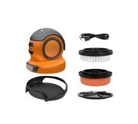 Uqezagpa Descongelador inalámbrico de vehículo de 3000 RPM con función de pulido, cepillo de eliminación de nieve para quitar hielo de parabrisas de coche esencial en invierno