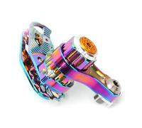 Uqezagpa Desviadores traseros de alta tensión, poleas guía de cadena, rueda para bicicletas de montaña de suspensión completa, construcción de aluminio, tensor de una sola velocidad