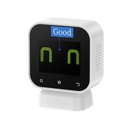Uqezagpa Detector de formaldehído en tiempo real con monitor de aire, humedad TVOC, registro de datos para riesgos de salud en interiores