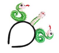 Uqezagpa Diadema de serpiente única para celebración tradicional del Año Nuevo chino, encantadoras mascotas, aro de serpiente para varios peinados de Año Nuevo chino