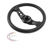 Uqezagpa Dirección profesional de aluminio de 13 pies delgada contra la oxidación, agarre ABS, corriente directa, la mayoría de los automóviles, rueda de prisa permanente delgada