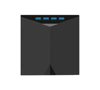 Uqezagpa Discos de video externos de 7 puertos USB 3.0 USB C ROM quemadores con puertos USB, reproductor de discos de video portátil, unidades externas, reproductor de laptop