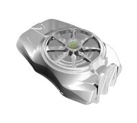 Uqezagpa Disipador de calor de bajo ruido para teléfono celular, ventilador de refrigeración para teléfono celular, tipo clip trasero, radiador para teléfono de 4.5 a 7.5 pulgadas