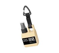 Uqezagpa Dispensador multiusos transportable de 80 ml, función de aerosol, a prueba de fugas, clip seguro para senderismo, camping, espolvoreo flexible