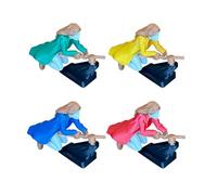 Uqezagpa Distintivo hechicero barrendero figura, adorno para decoración de automóvil, decoración de salpicadero con 4 púas de tono, nigromante, decoración de coche