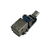 Uqezagpa Divisor de expansión tipo C a USB 3.0 de 1 vía y módulo USB 2.0 de 2 vías, velocidad de transferencia de 5 Gbps, para portátiles, tabletas, módulo USB C