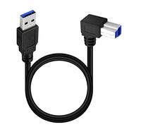 Uqezagpa Durabilidad - Cable USB 3.0 de alta velocidad USB 3. A a B para escáner de controlador duro externo y más cable de datos USB de 0.5 m de largo