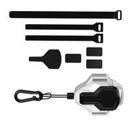 Uqezagpa Durabilidad Resinas Cuerda de remolque para bicicleta, correa elástica segura para padres e hijos, con liberación instantánea, cuerda de bicicleta de tipo pesado