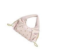 Uqezagpa Elegante bolso de hombro con tachuelas de metal, bolso de noche ligero de poliuretano, bolso cruzado casual para el trabajo y los viajes, para mujer, b