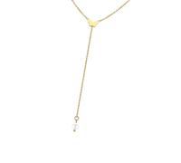 Uqezagpa Elegante collar de perlas con cadena de mariposa y corazón para mujer con delicados diseños de aleación y alergia, 1045cm, Metal, No es una piedra preciosa