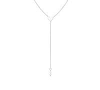 Uqezagpa Elegante collar de perlas con cadena de mariposa y corazón para mujer con delicados diseños de aleación y alergia, 1045cm, Metal, No es una piedra preciosa