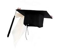 Uqezagpa Elegantes gorras de graduación con borlas para celebraciones académicas, adecuadas para graduados de doctorado, gorras académicas