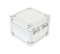 Uqezagpa Elegantes organizadores de relojes de aleación de aluminio con forro protector y mecanismo de cierre para coleccionistas, resistentes para coleccionistas