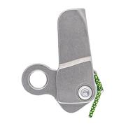 Uqezagpa Emergencies - Topes de caída con textura de acero inoxidable para actividades técnicas de escalada, deportes y supervivencia, topes de cuerda de escalada