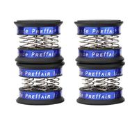 Uqezagpa Equipo de sonido de 4 piezas de aisladores de vibración para un aislamiento de sonido superior y amortiguador giratorio